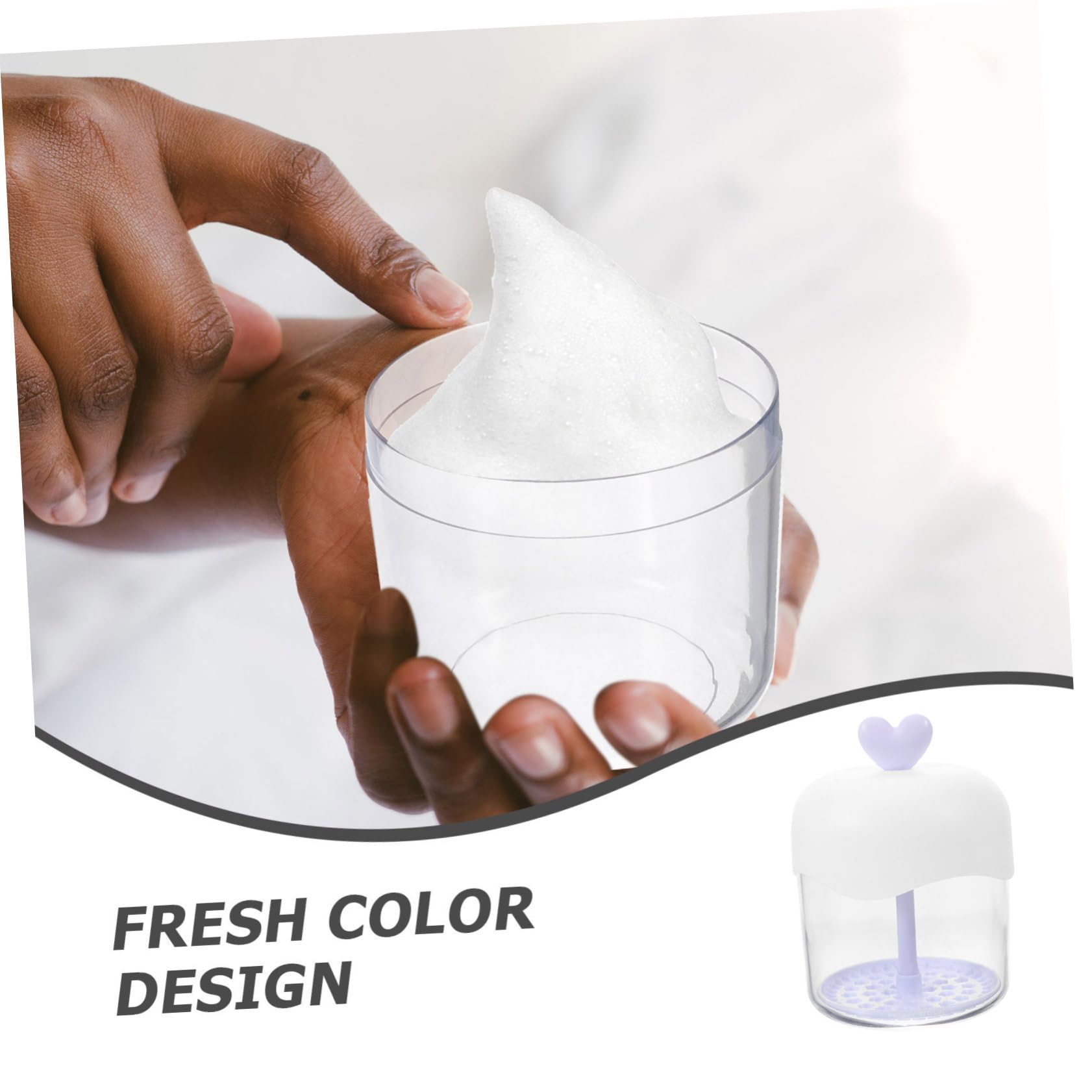 Healeved Pz Schiuma Detergente Maker Skincare Bubble Maker per Bagno Viso Wash Foamer