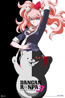 Danganronpa Mai Monokuma Video Game Poster Gamer Gaming Danganronpa Manga Anime Posters Danganronpa Merch Dangan Ronpa Anime Room Merchandise School Trilogy Cool Wall Art Print Poster 12x18
