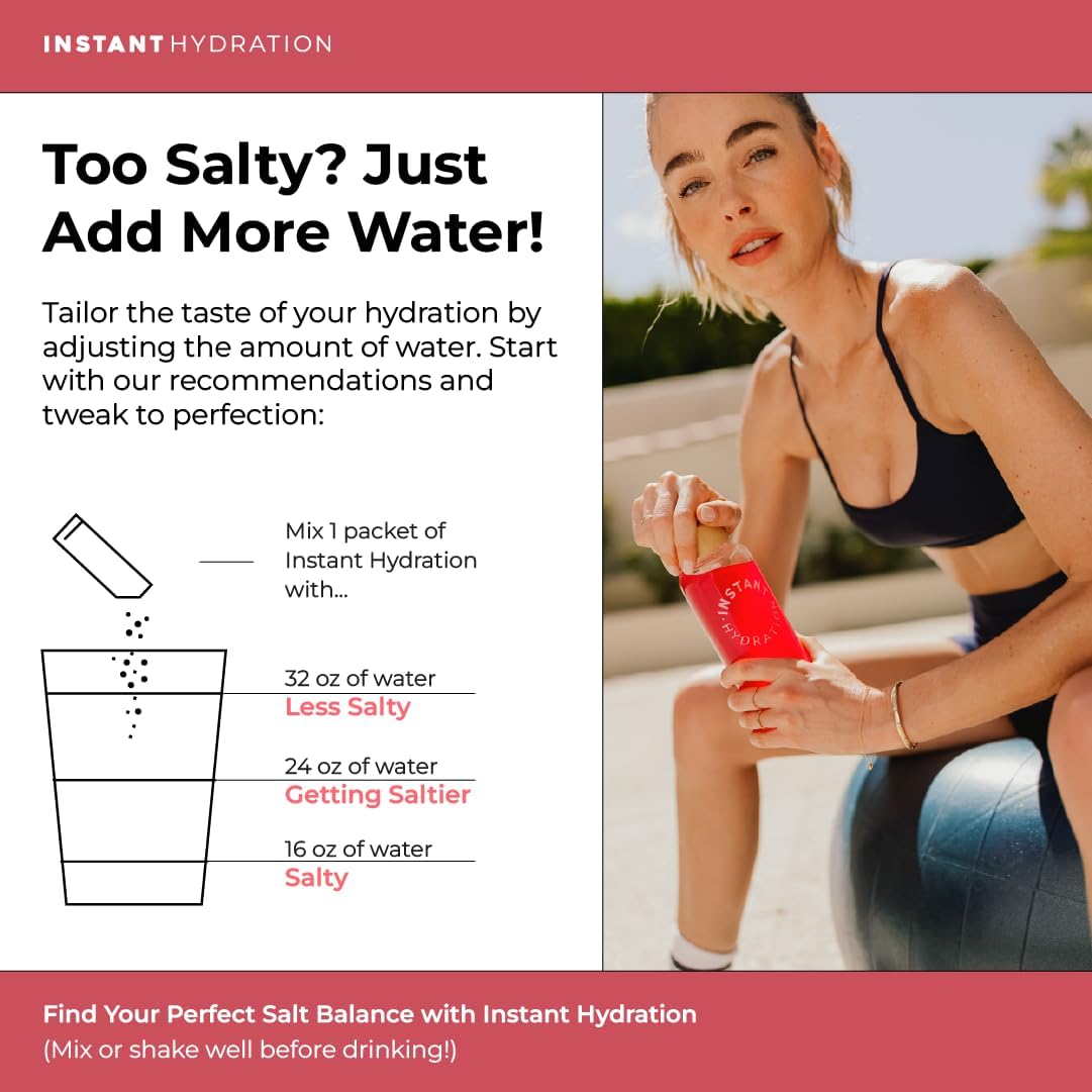 Instant Hydration Electrolytes Powder Packets - Raspberry Electrolyte Drink Mix - Zero Sugar - Keto, Vegan, Gluten-Free, Non-GMO - Boost Recovery, Brain Health, Muscle & Tissue Support- 30 Sticks - Image 6