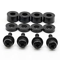Vista 8 de Tornillos de montaje en pared para TV M6 de 1.181 in - Kit de accesorios de montaje universal métrico M6 - Incluye arandelas y espaciadores