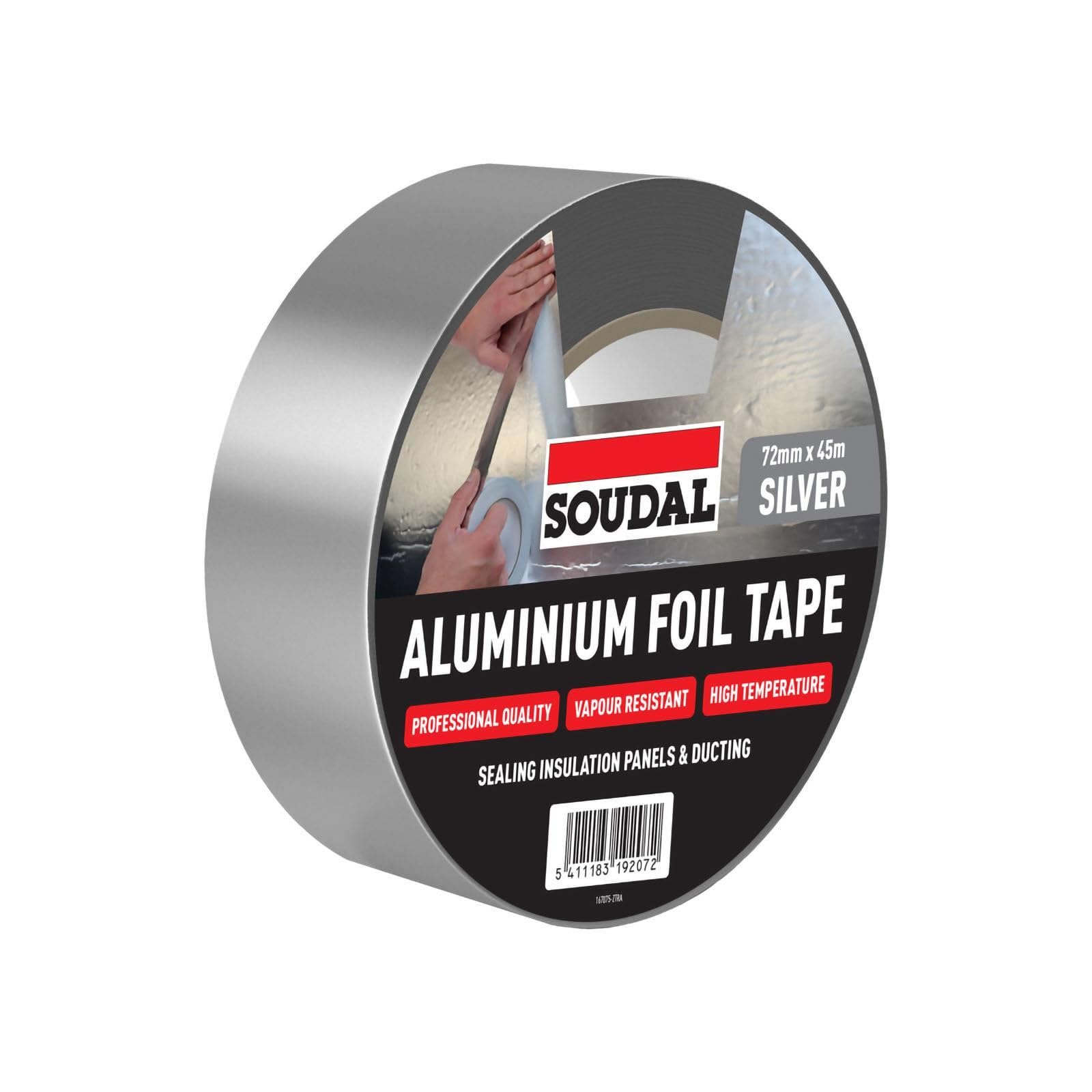 Soudal Aluminium Foil Tape (3 Pack) - 72mm