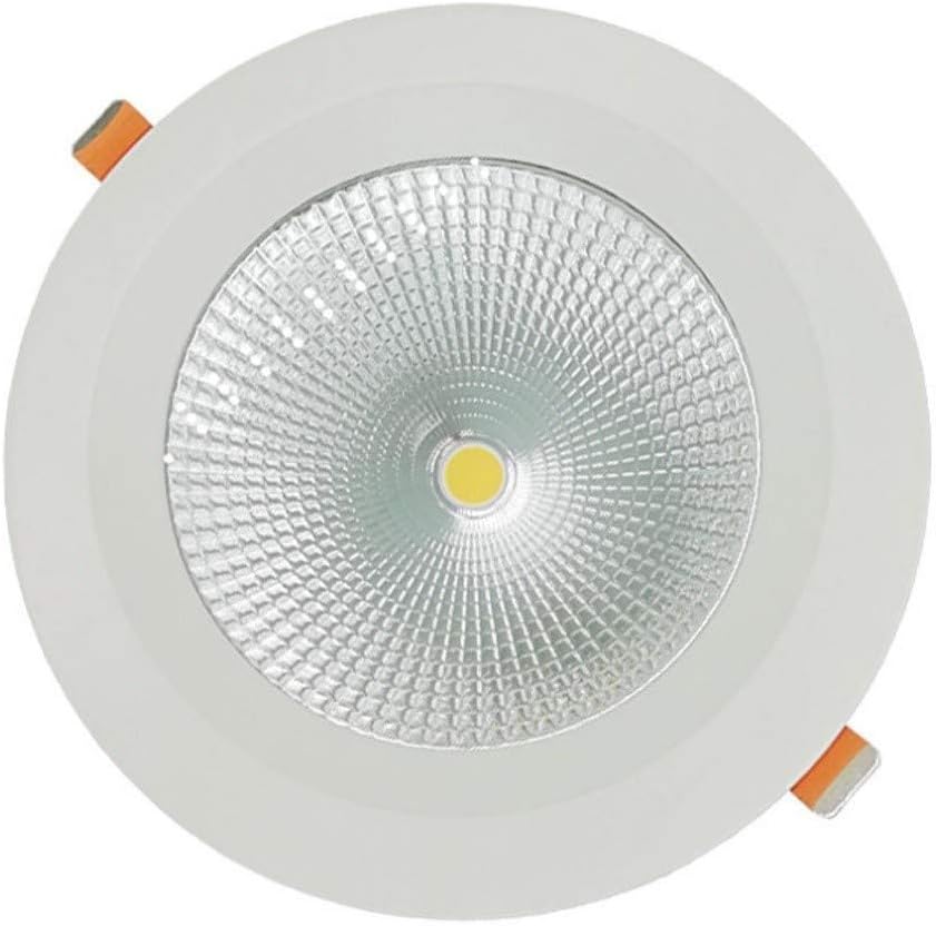Spotlight，50W Dimmable Led Recessed Downlight 60° Beam Angle Anti-Glare Led Embedded Ceiling Light Cri90 High Color Rendewide Pressure Recessed Spotlight for Engineerin/3000K