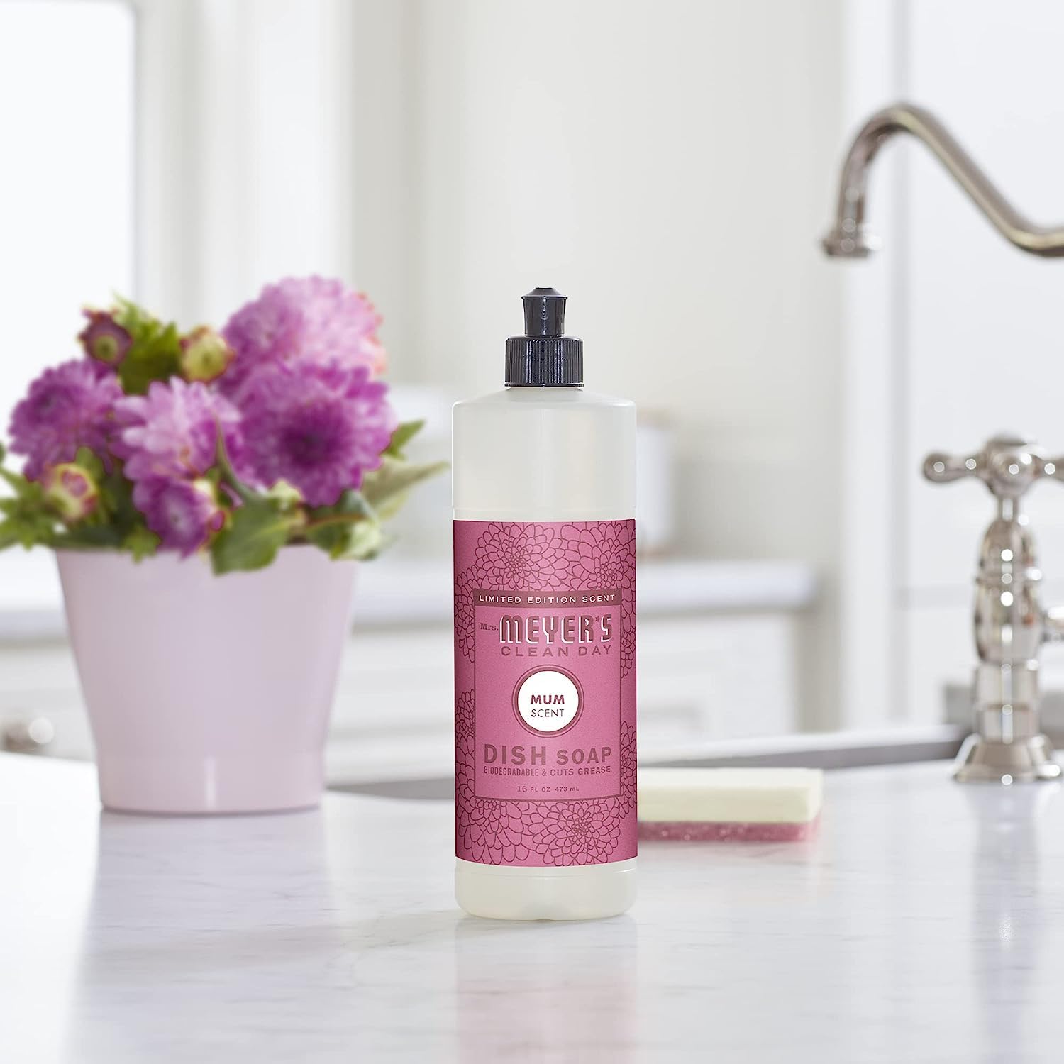 Mrs. MEYER'S CLEAN DAY Variety, 1 Liquid Hand Soap, 12.5 OZ, 1 Liquid Dish Soap, 16 OZ, 1 CT (Mum) - Image 6