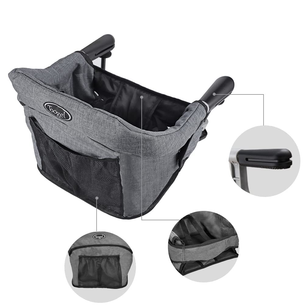 Hook On Chair, Clip on High Chair, Fold-Flat Storage Portable Baby Feeding Seat, High Load Design, Attach to Fast Table Chair Removable Seat for Home and Travel(Grey) : Baby