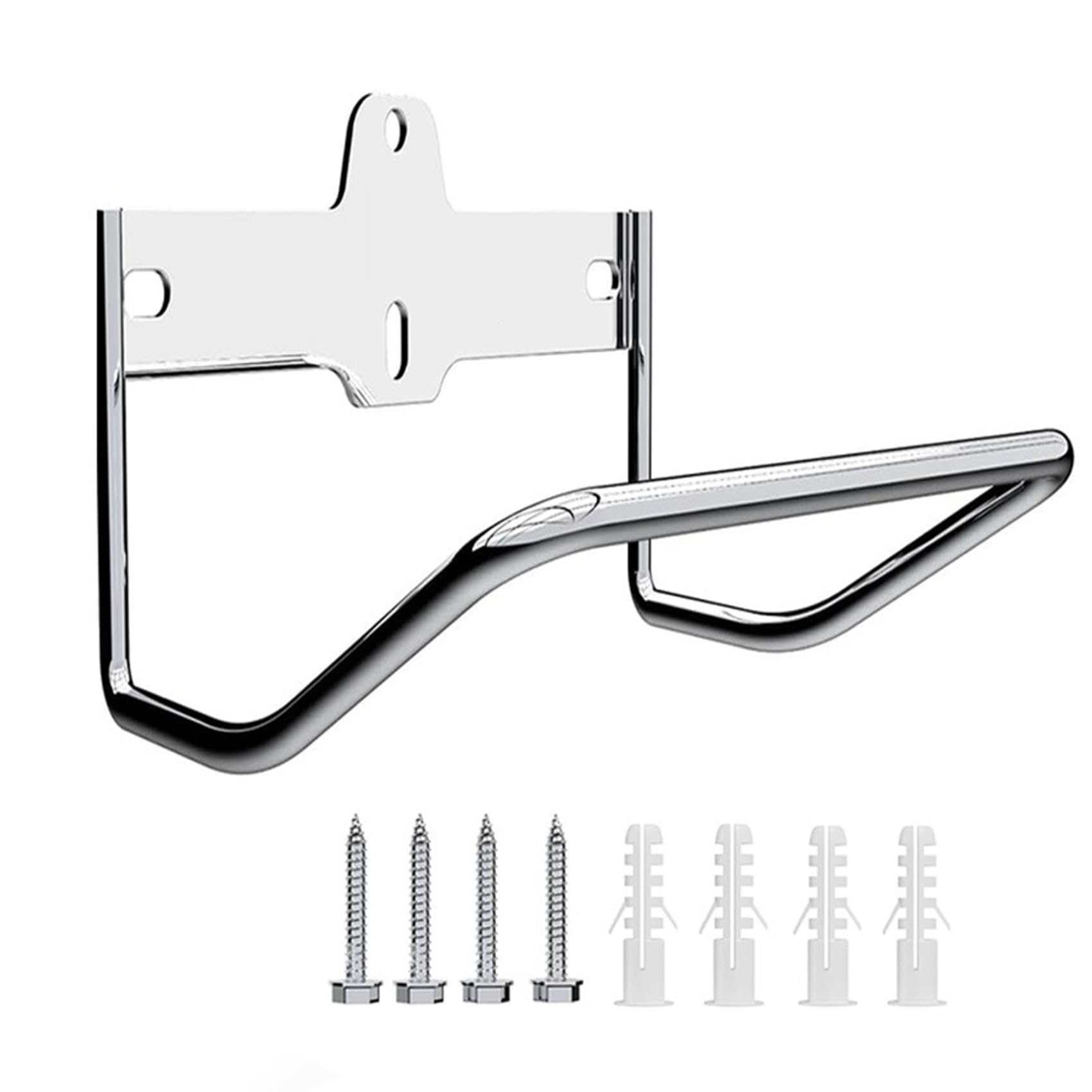 3 perchas para escalera, de almacenamiento para escaleras, montaje en pared, estantes de garaje multiusos, resistentes