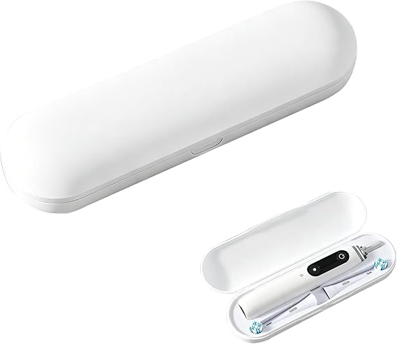 Electric Toothbrush Travel Case, Frosted Portable Holder for Oral B iO Series, Lightweight Protective Storage Carrying Case for Bathroom, Home, Hotel, Business Trips, Vacation and Travel