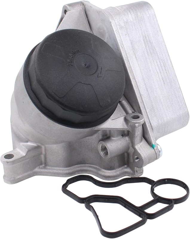 Carcaça do filtro de óleo do motor MOTOKU com resfriador de óleo e junta para BMW – 1 unidade