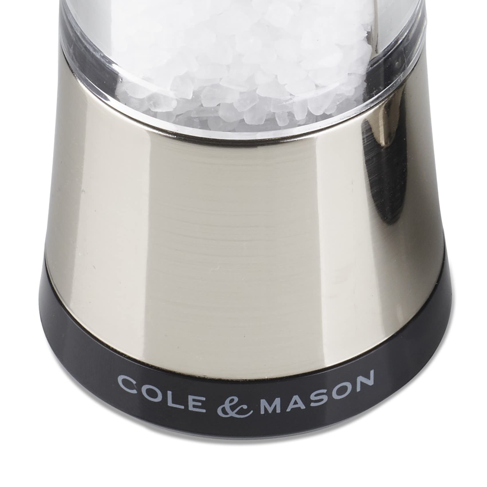 Moulin à Sel Cole & Mason Harrogate Noir - Mécanisme Céramique Inverta - Garantie à Vie