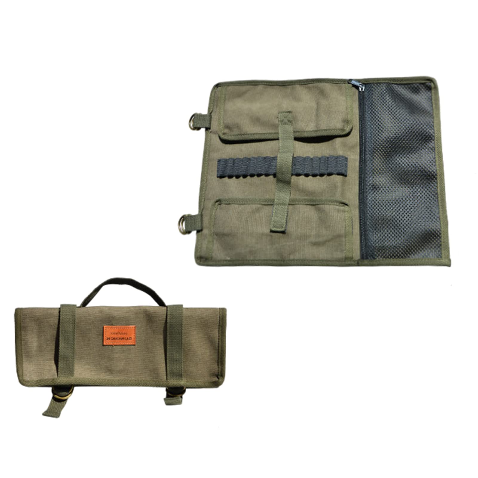 Zeltheringe Aufbewahrungstasche Mit PVC-Boden - 33x12x12cm Camping Organizer Gelb