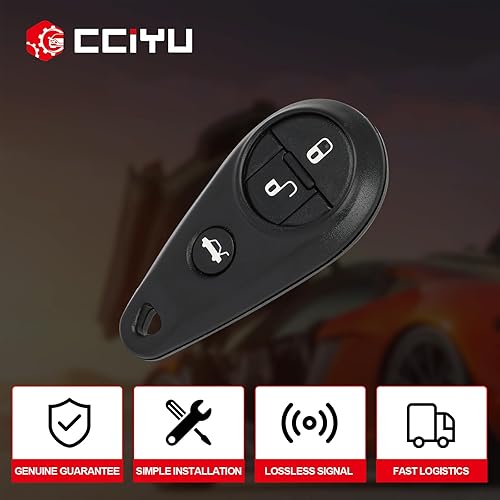 Miniatura 3 de cciyu Llavero remoto 2011-2012 para Subaru Forester 2.5L 2011-2014 para Subaru Impreza 2.5L 4 botones CWTWB1U819