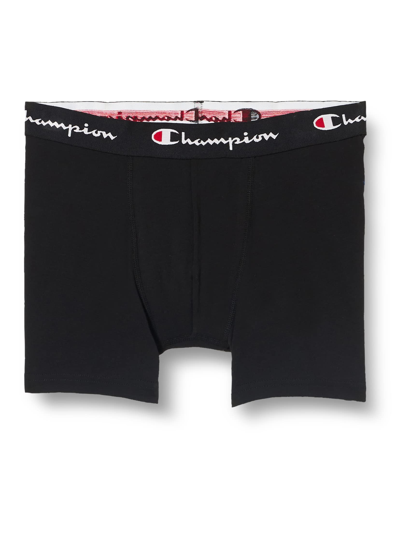 Champion Men's Core Trunk X2 Boxer Briefs, Black, XL (Pack of 2)