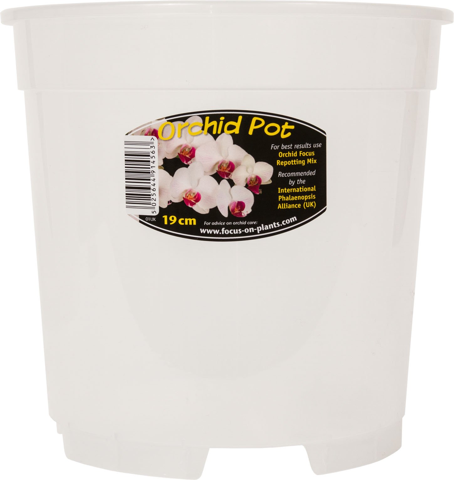 Growth Technology Clear Orchid Pot 19Cm (2)