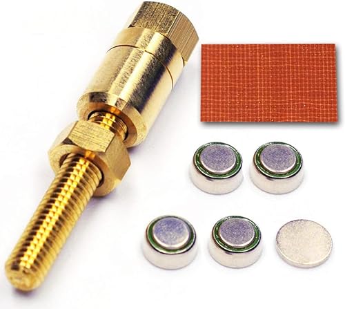 OUERMAMA Tuerca de perno trucos de magia con video tutorial Autorrotación Tornillo giratorio Accesorios mágicos de cerca Trucos de trucos mágicos