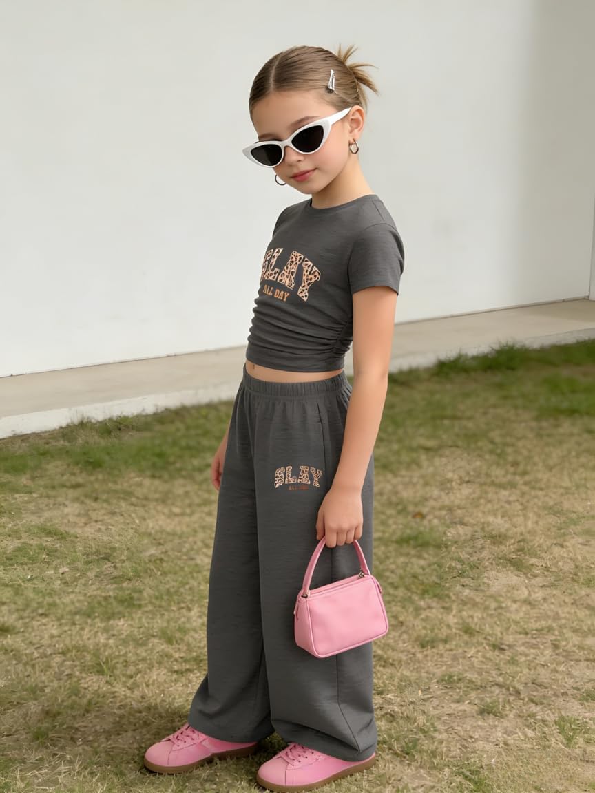 Tween Girls Clothes Shirt Pants 2pcs