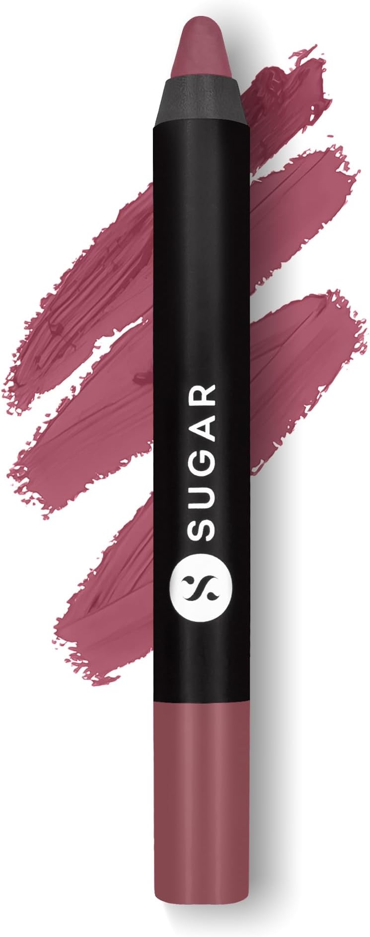 Matte as Hell Crayon Lipsticks for Women Lasts Up To 8+ Hours Lip Crayon with Sharpener 2.8gm - 1 count (Pack of 1) 07 Viola