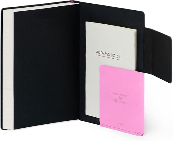 Legami - Daily Calendar 2024-2025 16 months Small Diary from September 2024 to December 2025 Elastic Closure FSC Certified Paper Monthly Planner 9.5 x 13.5 cm Bubblegum