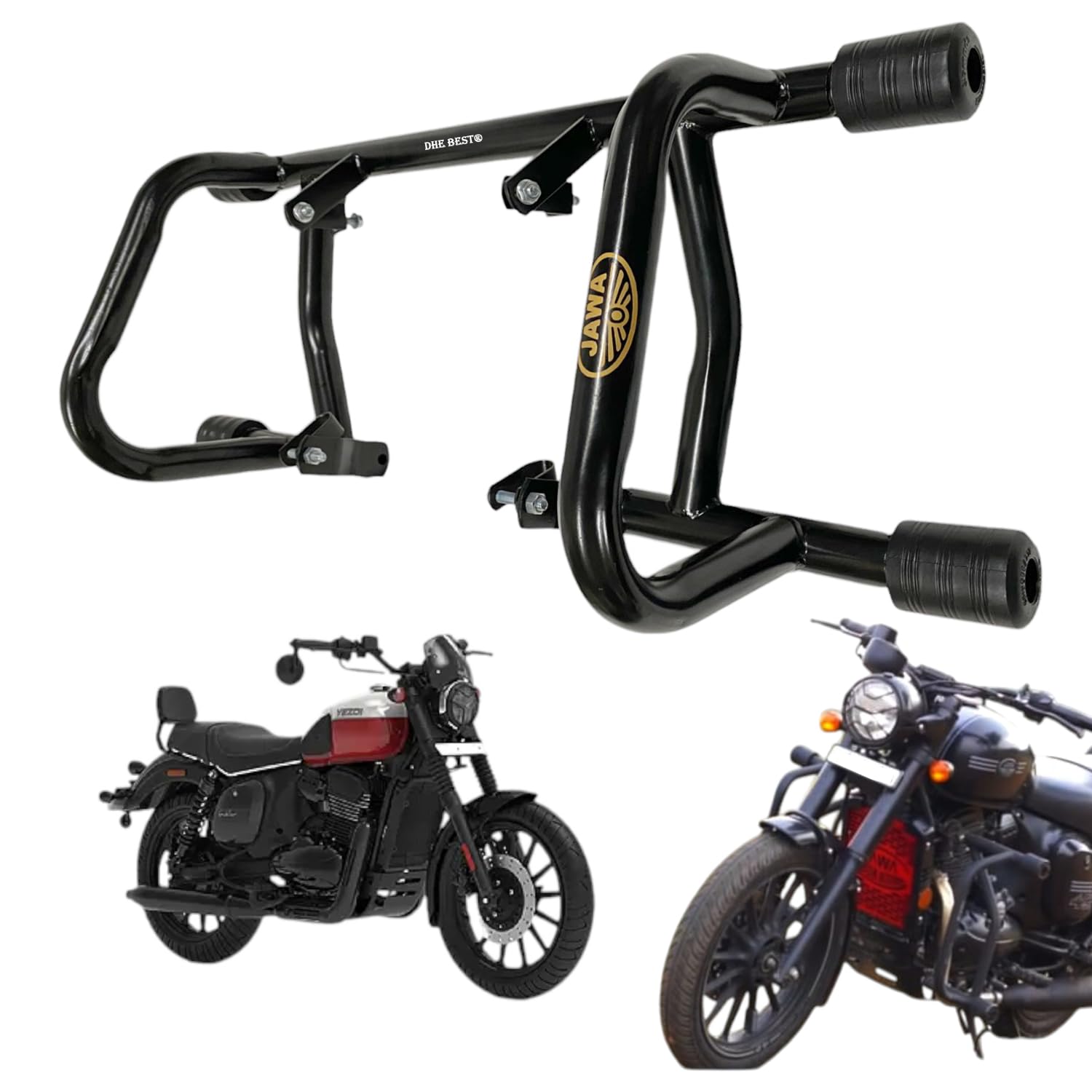 Dhe Best Bike Heavy-Duty Premium Crash Guard/Leg Guard with Frame