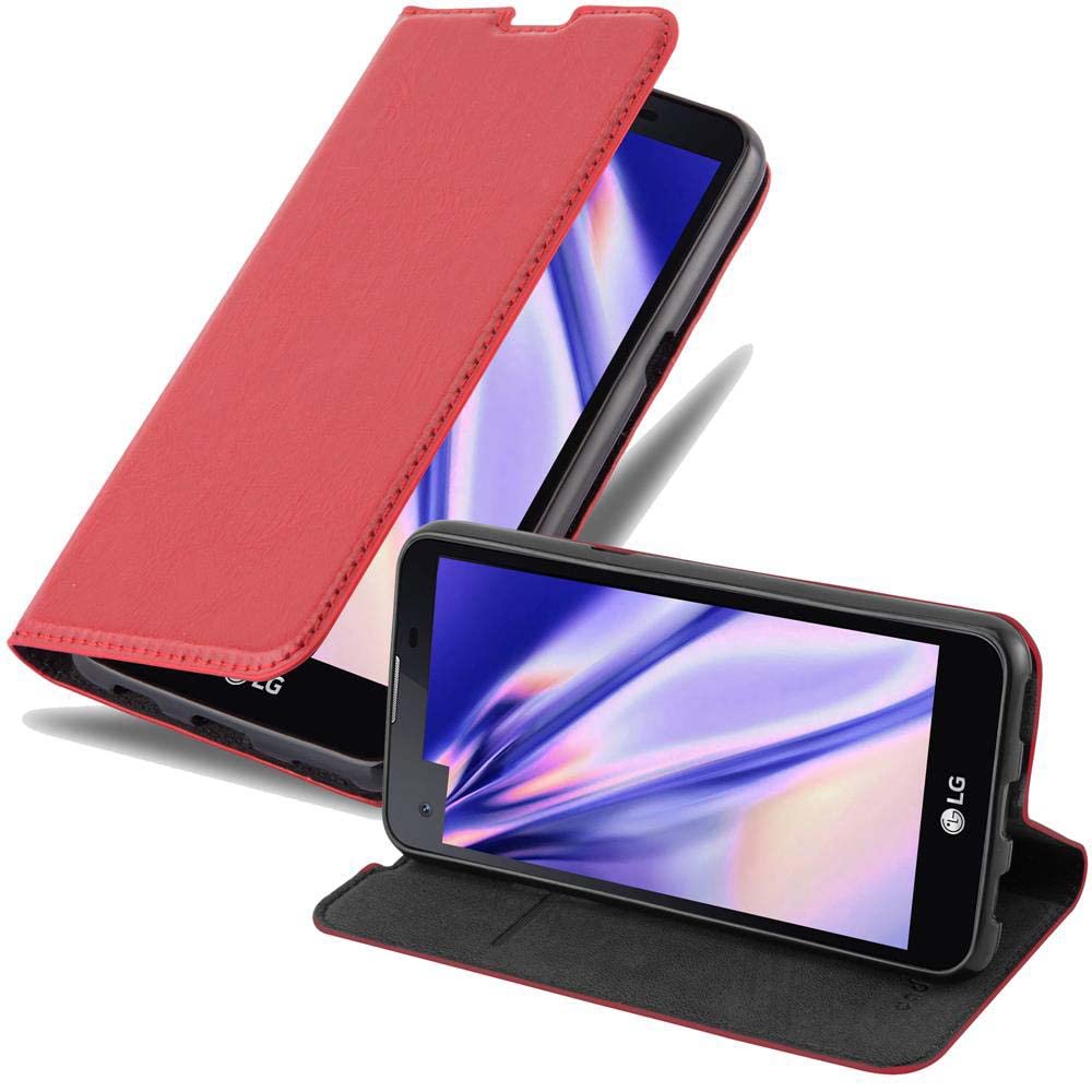 Custodia LG X SCREEN Blu Cadorabo | Flip Case Wallet Finto Cuoio