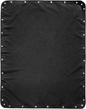 T-Top Canvas Boat Shade Cover Waterproof Replacement Canvas for Center Console Boat 61" x 44"Black 155cmx112cm
