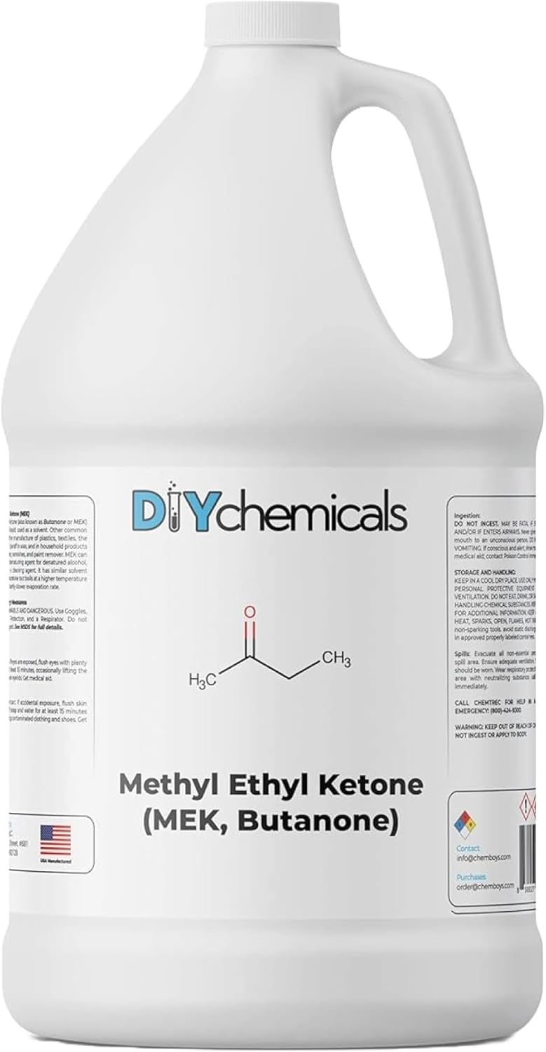 DIYChemicals Methyl Ethyl Ketone (MEK) | 1 Gallon (128 fl oz)