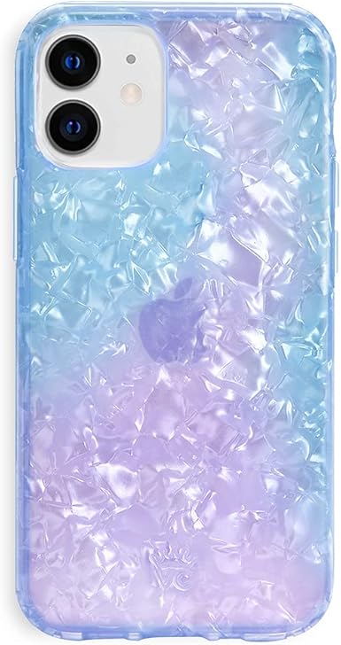 Amazon Com Velvet Caviar Iridescent Sparkly Bling Case For Iphone 11 Protective Aesthetic Cases For Women Blue Opal Quartz Cell Phones Accessories