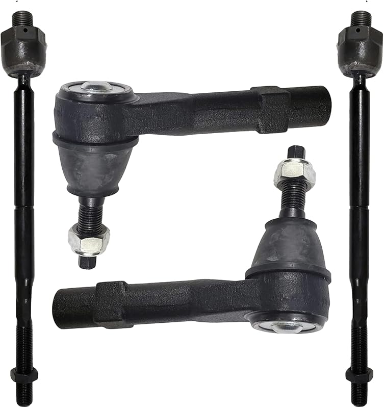Kit de terminais de direção internos e externos FQCHCH ES3571 EV80702 para Chrysler 300, Dodge Challenger, Charger e Magnum – 4 unidades