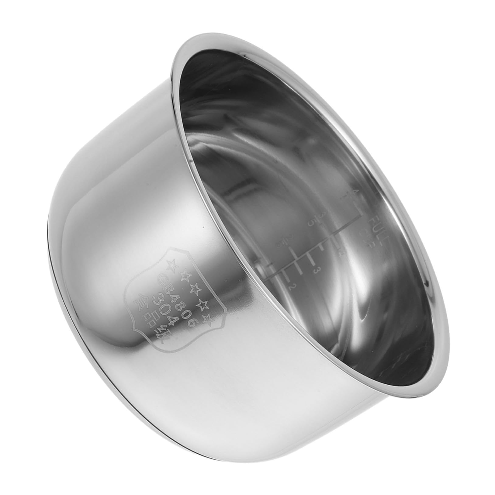 SHINEOFI Cuve Interne Acier Inoxydable pour Cuiseur à Riz Remplacement De Cuve Intérieure Compatible Large Gamme De Modèles