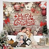 Lightmen Christmas Tapestry Wall Hanging, Merry Christmas Snowflakes Reindeer , Wall Tapestry for Pa