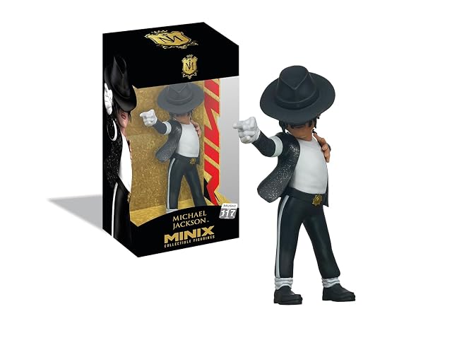 MINIX Bandai Figura de colección 12cm - Michael Jackson - Billy Jean - Coleccionables para Exhibición - Idea de Regalo - Juguetes para Niños Y Adultos - Fans De La Música (MN20775)