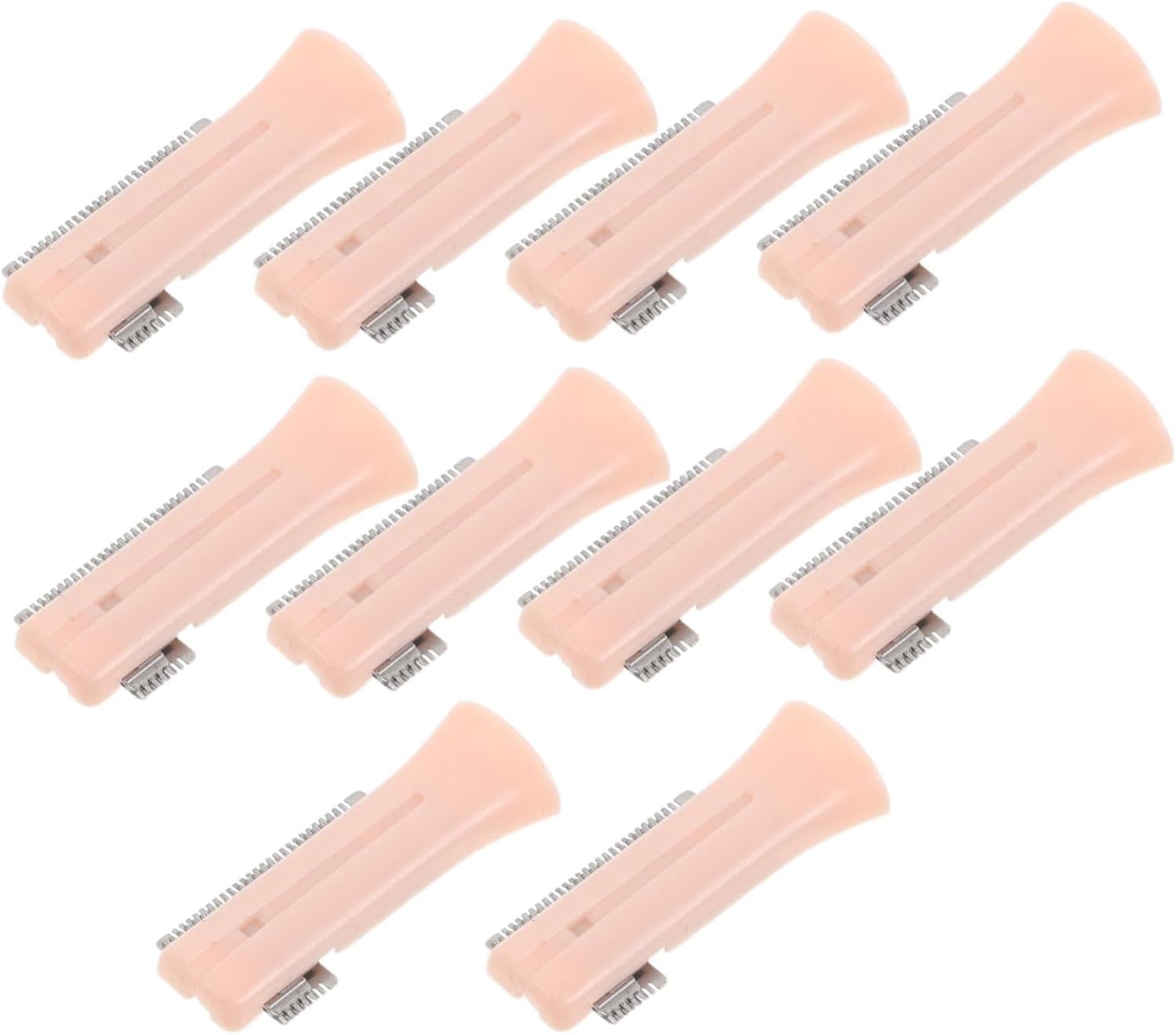 Beavorty 10pcs Electric Eyebrow Trimmer Blades Replacement Heads for Face Razor Accessories Skin Friendly Design for Comfortable Shaving for Travel and Maintenance