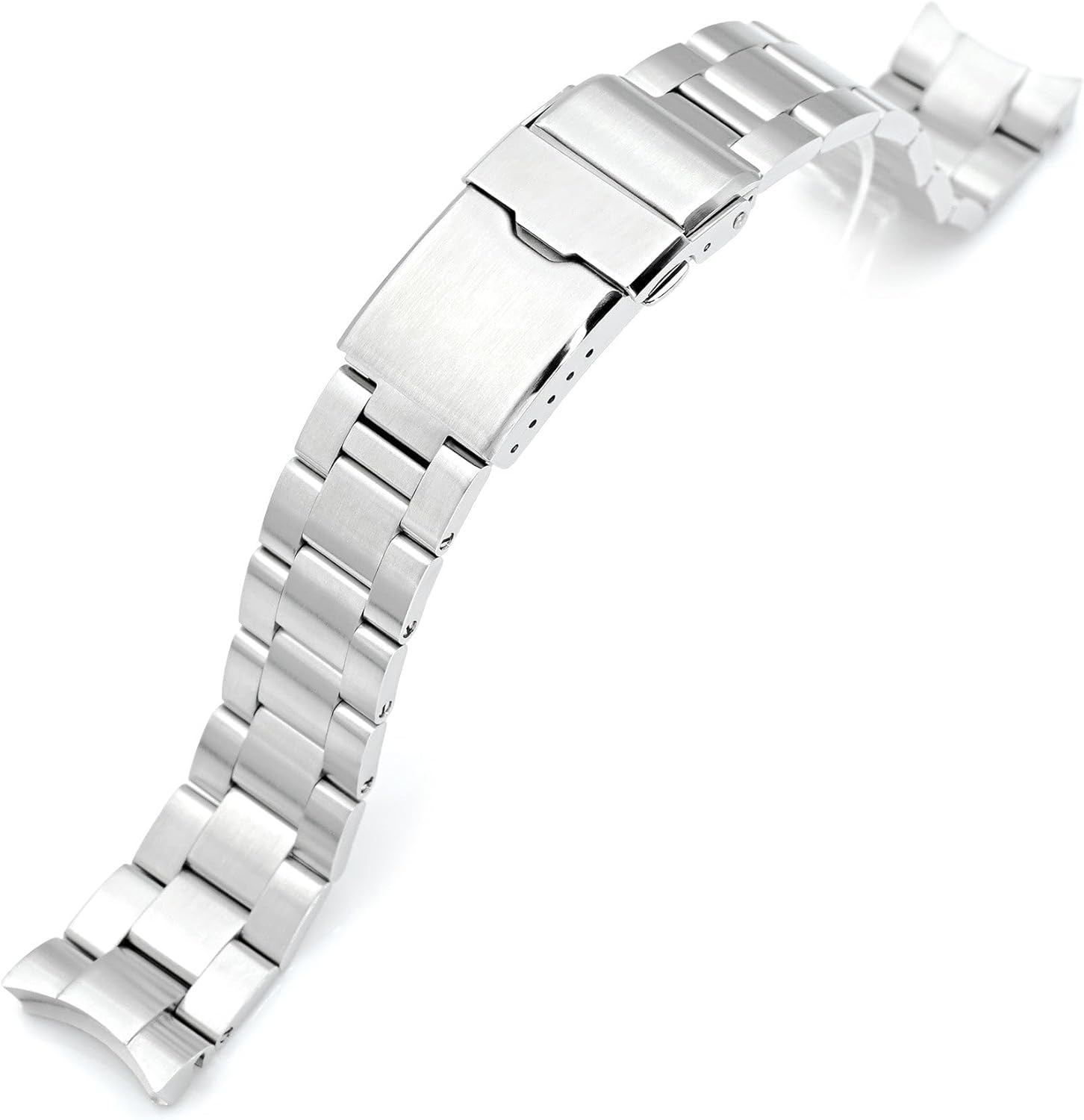 MiLTAT 20mm Super-O Watch Band compatible with Seiko SKX023 Mid-size Diver
