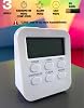 Student Study Time Car Clock with Stopwatch Kitchen Refrigerator Magnet Clock Timer White