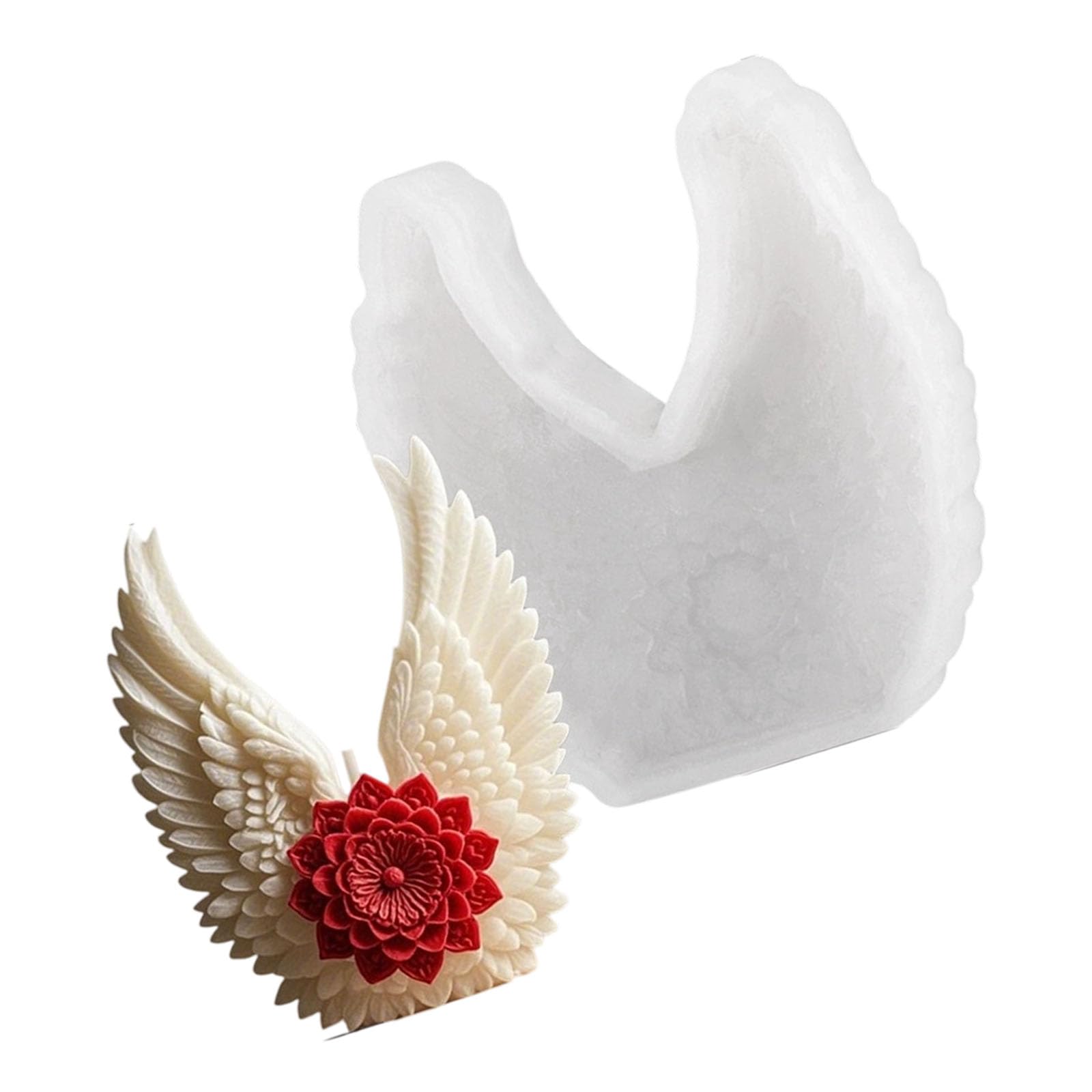 YROHGKPN Molds Castings Molds Epoxy Resin Flower Wing Silicone Plasters Silicone