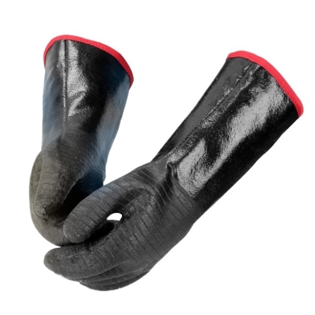 Manoplas Horno, Guantes for Asar a la Parrilla Resistentes al Calor, Impermeables, for, cocinar, freír y Pavo Cocinar Barbacoa(35cm)