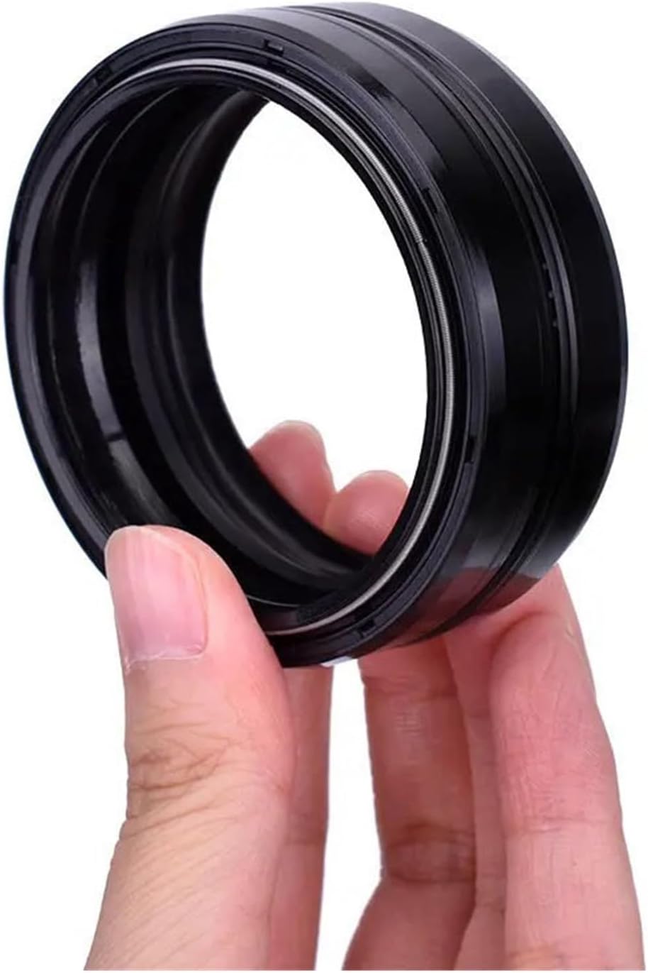48X57.8X9.5/12 48 57.8 Rubber Front Shock Suspension Fork Oil Seal 48 * 57.8 Compatible EXC525 Racing Six Days MXC525 05 MXC EXC 525(Color:2pc oil seal)