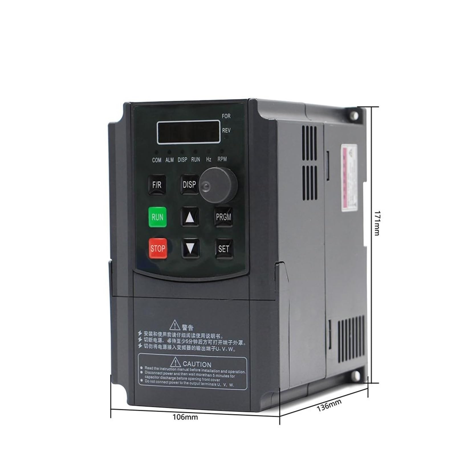 Variador De Frecuencia 220 1,5 kW Inveter 2,2 kW Przetwornica częstotliwości VFD Napęd o zmiennej częstotliwości Sterowanie prędkością silnika wrzeciona Kompaktowa konstrukcja(2.2KW)