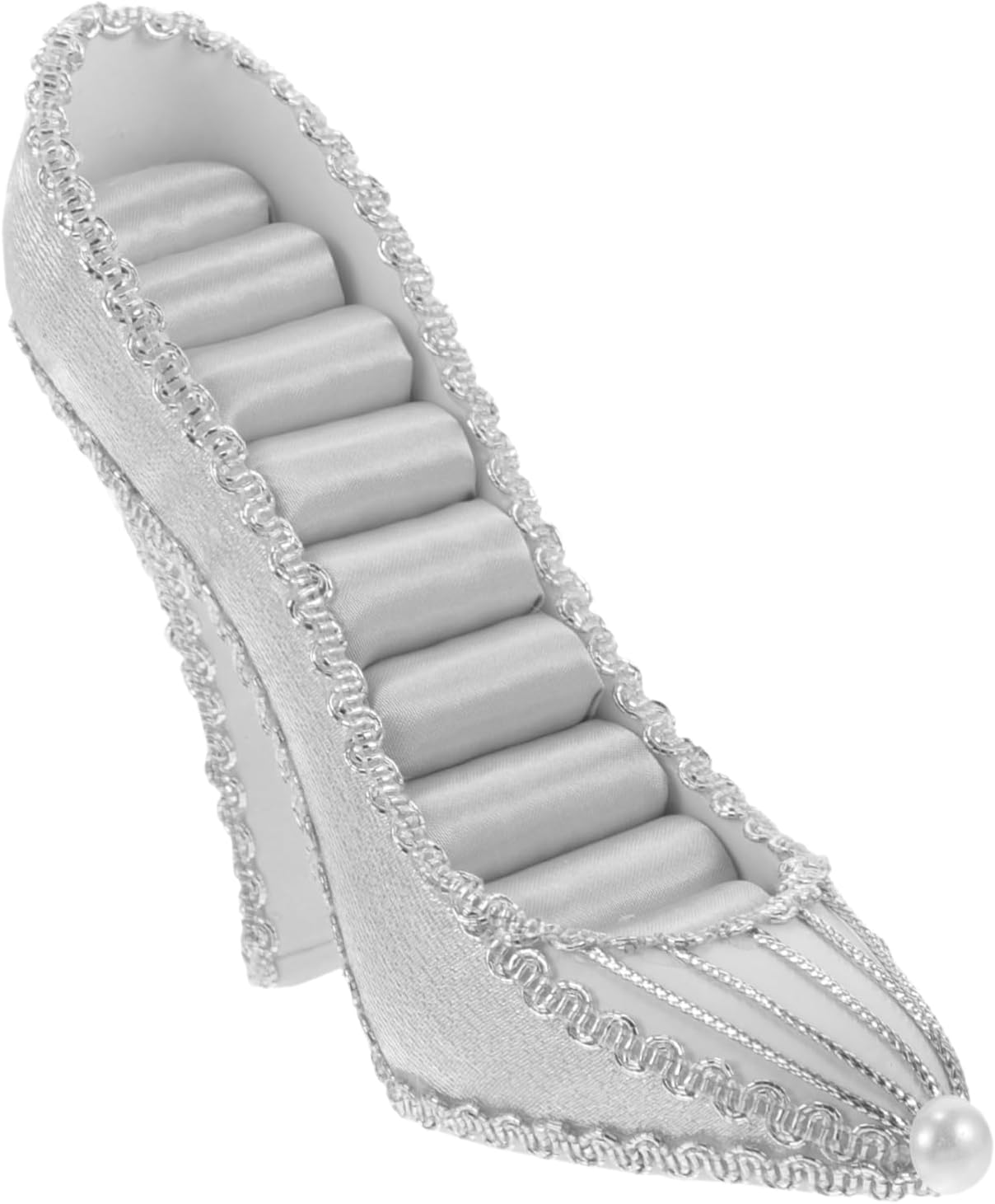 Veemoon High Heel Shoe Jewelry Holder Stand for Rings and Necklaces