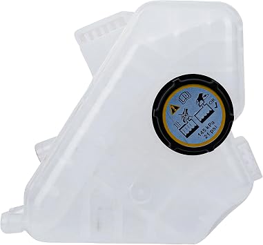 Engine Coolant Reservoir Tankwith Cap. Replaces Part # 603-381, 8V218K218AB, BE8Z8A080A. Compatible with 2014-2017 Ford Fiesta 1.0L L3,2013 Ford EcoSport 2.0L L4,2011-2019 Ford Fiesta 1.6L L4