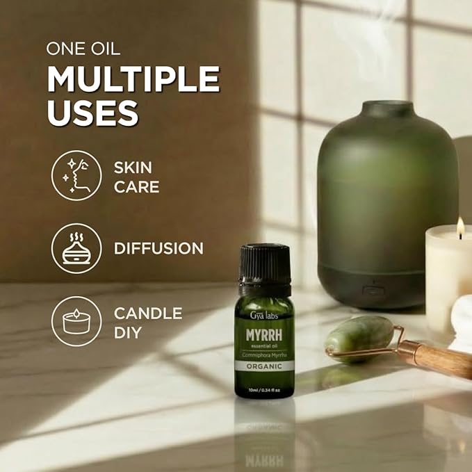 Aceite Esencial de Mirra Orgánico - 0.34 fl oz - Gya Labs miniatura 6