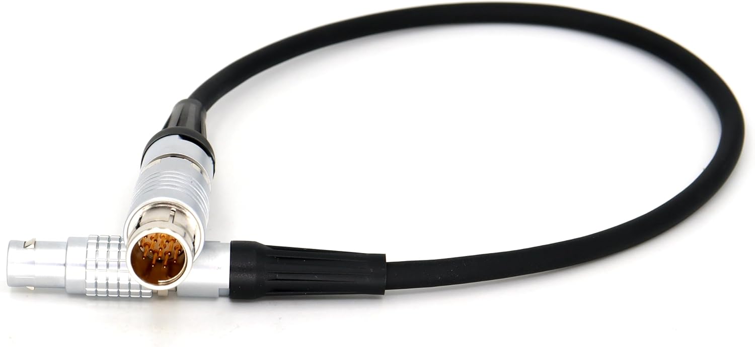 Start Stop and Power Supply Cable CAM 16Pin to EXT 7Pin for ARRI Cmotion UMC-4 Wireless Focus Follower, Alexa Mini Camera - 1M
