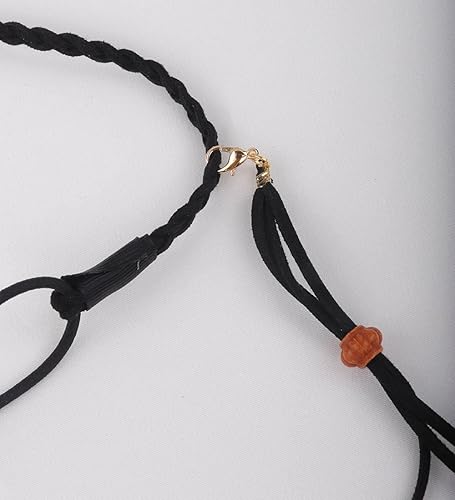 Miniatura 7 de Jumwrit Diadema de plumas bohemias para la cabeza gitana hippie indio con plumas de pavo real, diadema ajustable de cuerda de cáñamo con cuentas,