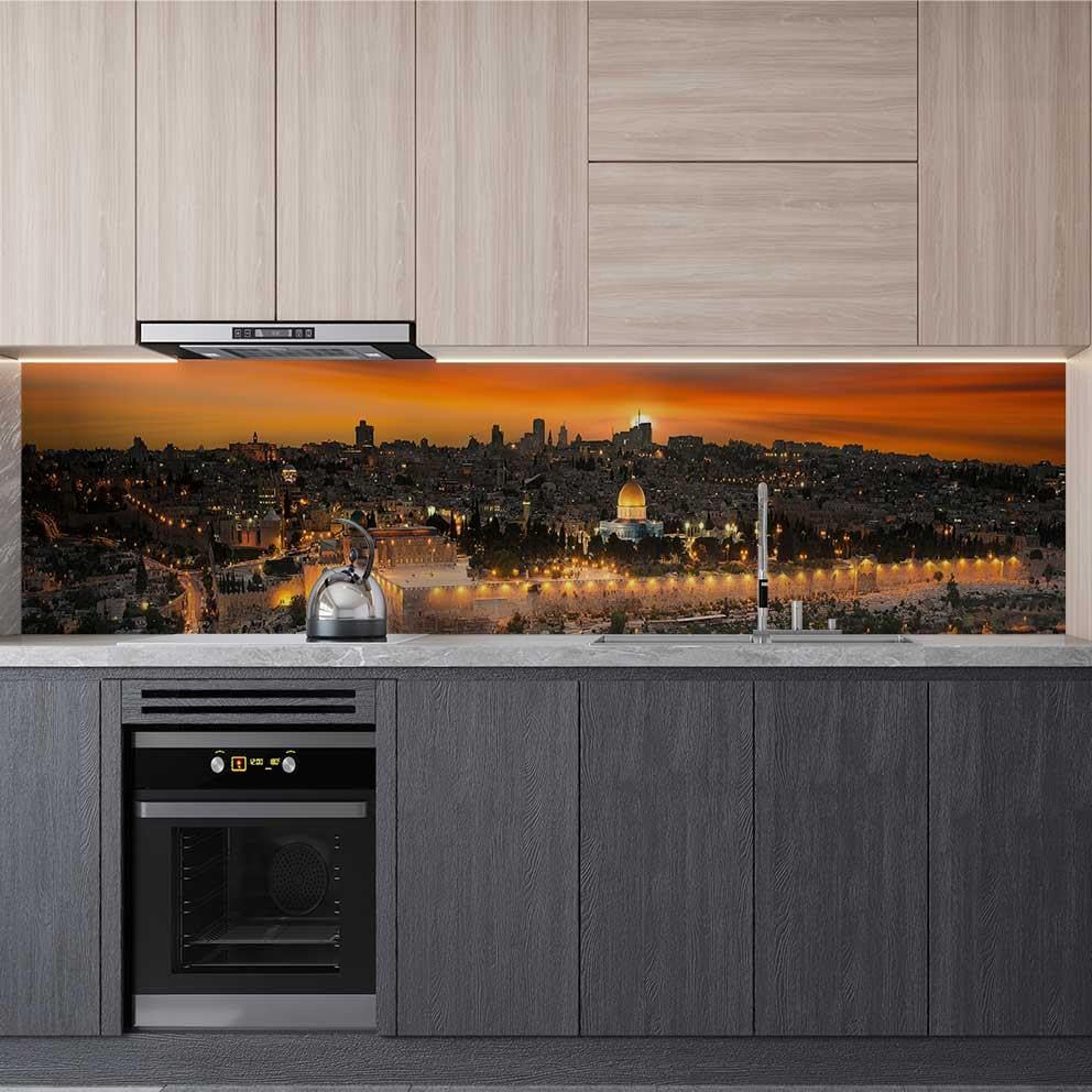 Mutfak Tezgah Arası Folyo Fayans Kaplama Folyosu Kudüs 60x200 CM