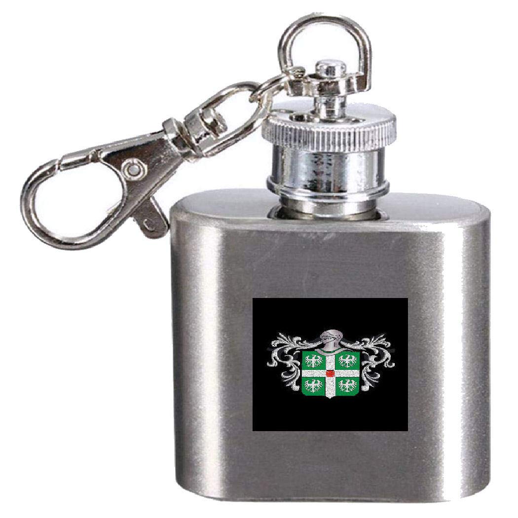 Flasque Fenner blason de famille 28,3 ml en finition prestige pour amateurs d'objets nobles