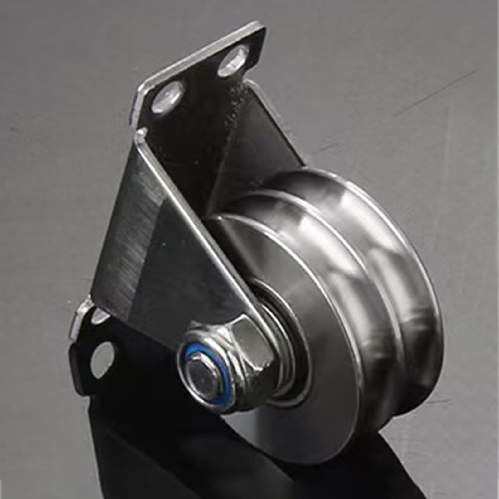 Polea fija de doble ranura con rodamientos internos, acero inoxidable 304, polea de cable Du pesada para aparejos, industriales, marinos y aplicaciones de bricolaje