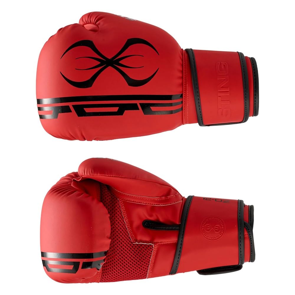 STING Armaplus Boxing Gloves, Matte-Finished High-Tech Gloves for Boxing, MMA, Muay Thai, and More, Shock-Absorbent Boxing Gloves for Men and Women, Boxing Equipment
