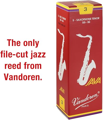 Miniatura 10 de Vandoren SR2735R Saxo Tenor Java Red Cañas Fuerza 3.5 Caja de 5