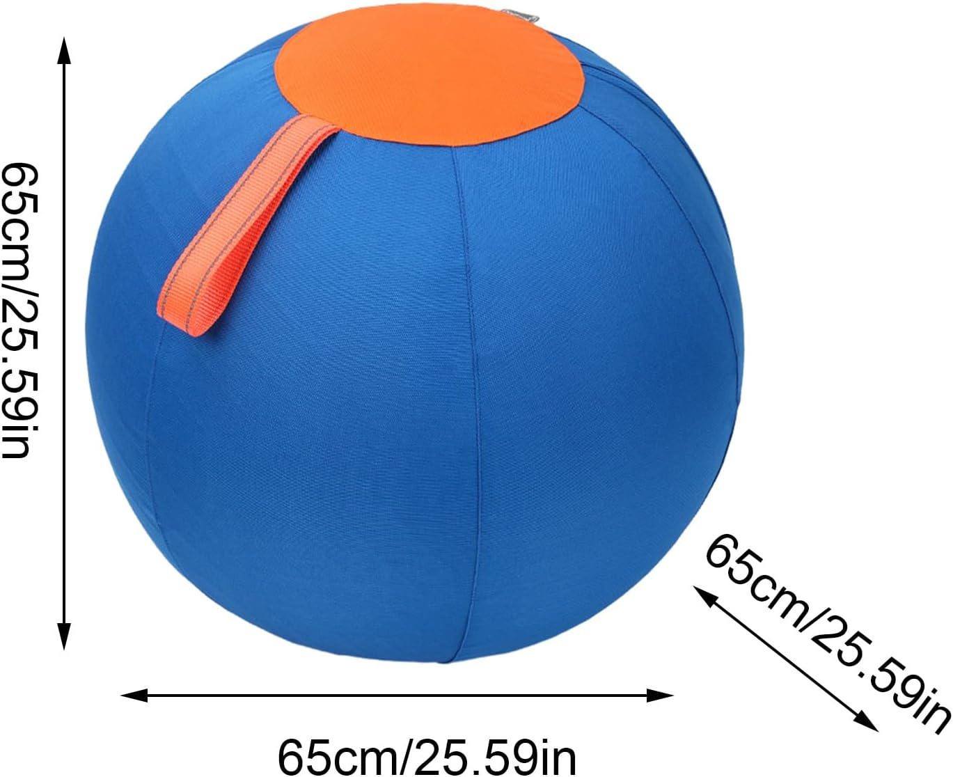 Genérico Herding Ball for Dogs | Inflatable Toy for Puppies, Giant Ball Toy for Dogs, for Garden Farm Park Pet Lovers Trainers Floor Office Living Room Bedroom