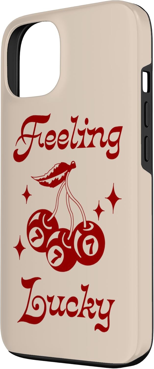 iPhone 13 Retro Lucky 777 Cherries Cherry Dig Case