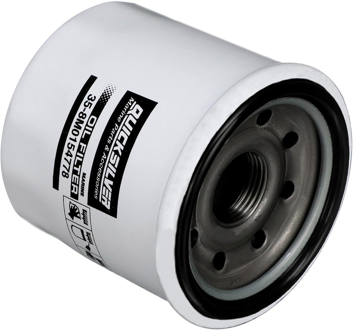 Quicksilver 8M0154778 20 Micron Oil Filter for Various Marine Engines