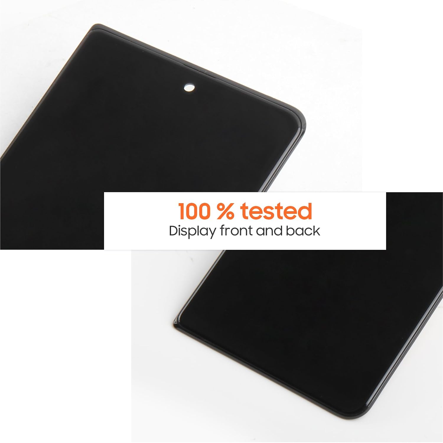 Not Original Screen for Samsung Galaxy Z Fold 5 Screen Replacement for Samsung Z Fold 5 LCD Screen SM-F946B,SM-F946U,SM-F946N Touch Display Digitizer Assembly Repair Parts(Black Outer Small Front)